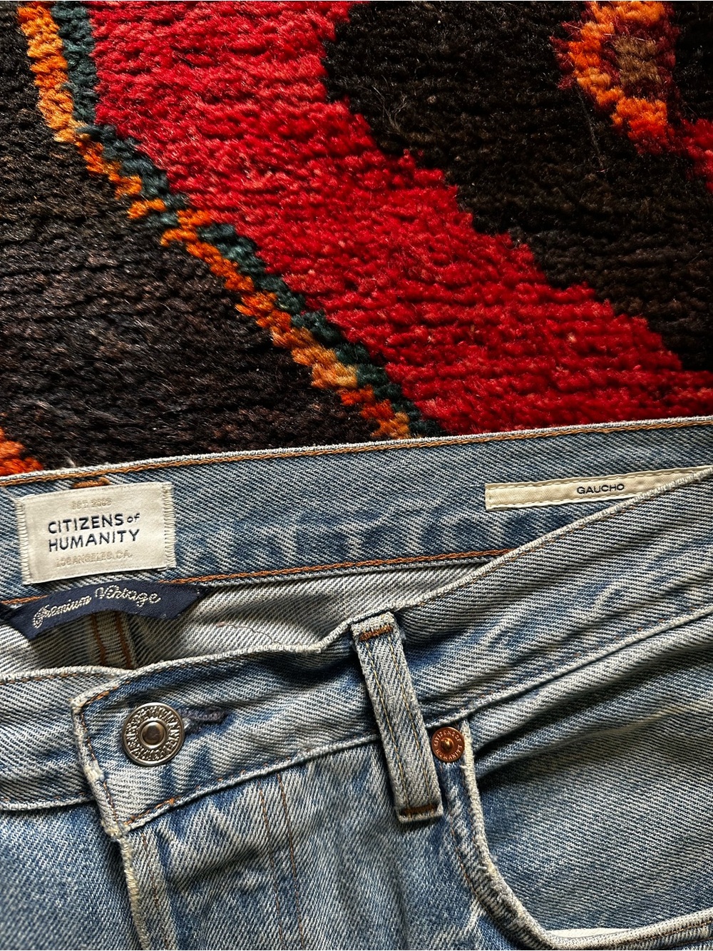 Citizen of Humanity Gaucho Jean Misty 28 Wide Leg Crop - Picture 7 of 8